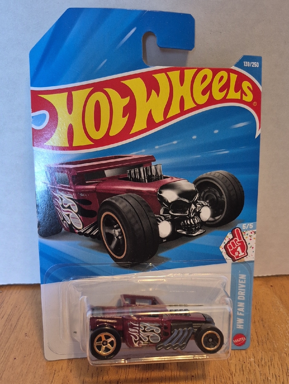 D1 hot wheels bone shaker with shipping protector